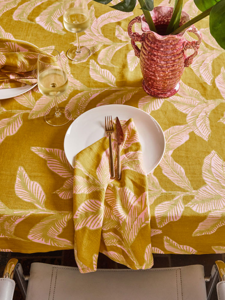 Meridian Gold Tablecloth  by Mosey Me