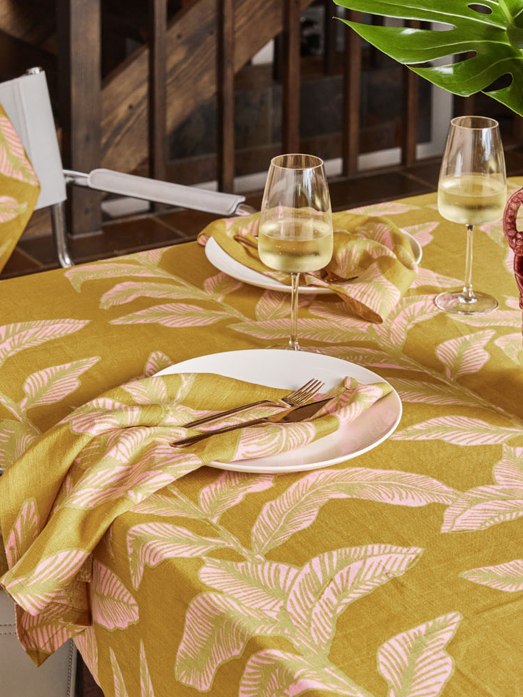 Meridian Gold Tablecloth  by Mosey Me