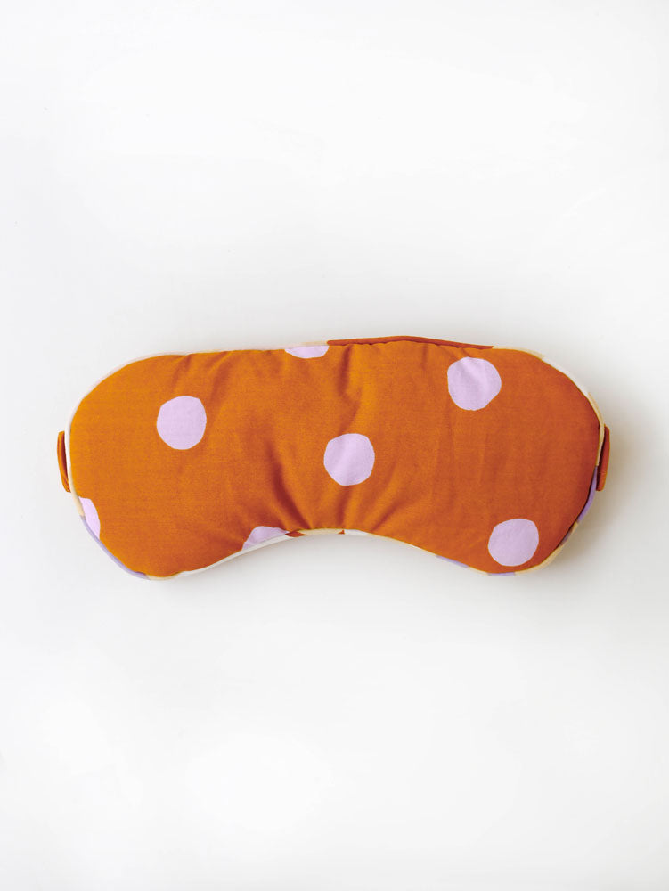 Lilac Dot Eye Mask  by Mosey Me