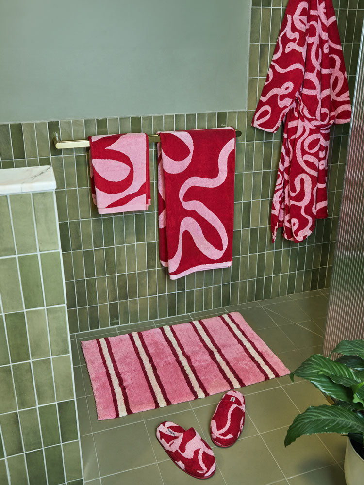 Ribbon Bath Towel