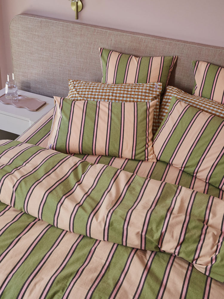 Carnival Stripe Standard Pillowcase Set