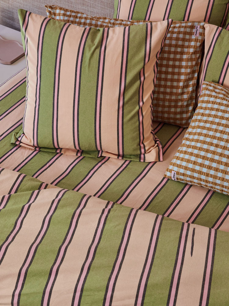 Carnival Stripe Euro Pillowcase Set