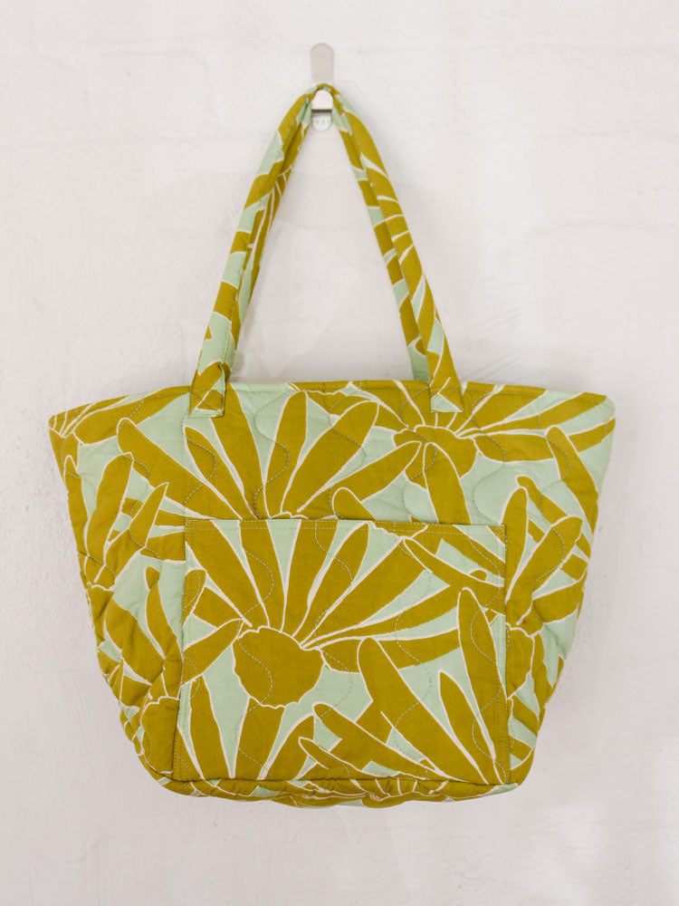 Margarita Quilted Bag - Mint  by Mosey Me