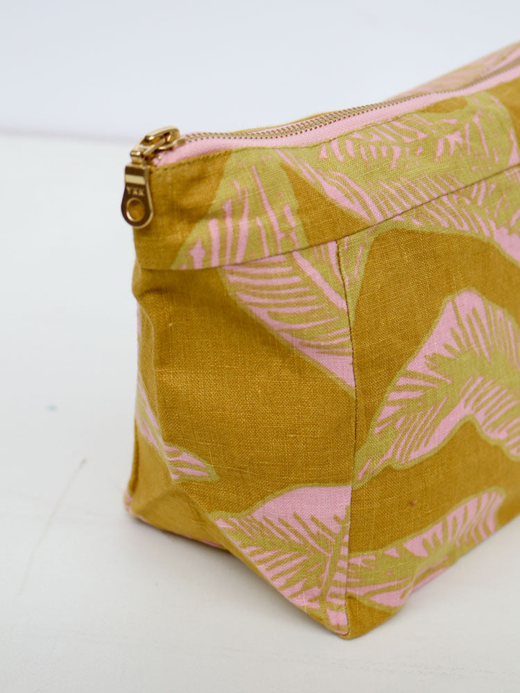 Meridian Gold Cosmetic Bag  by Mosey Me