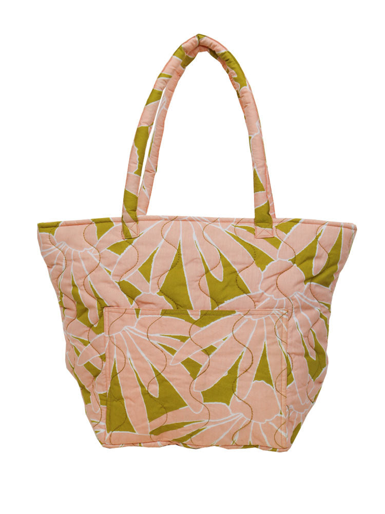 Margarita Quilted Bag - Peach  by Mosey Me