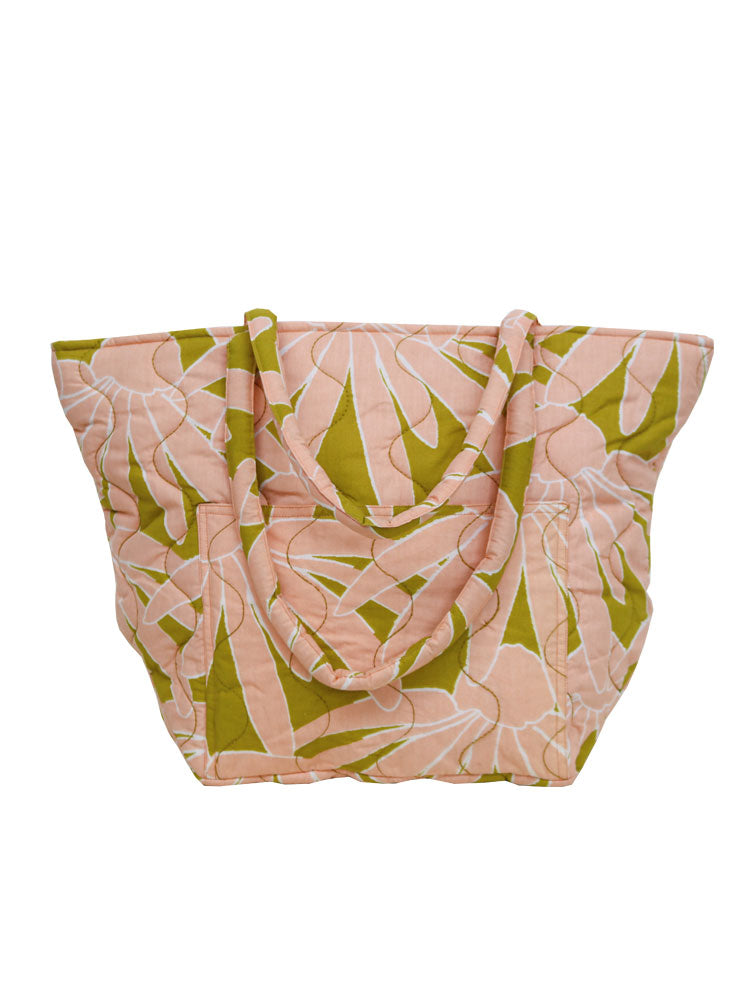 Margarita Quilted Bag - Peach  by Mosey Me