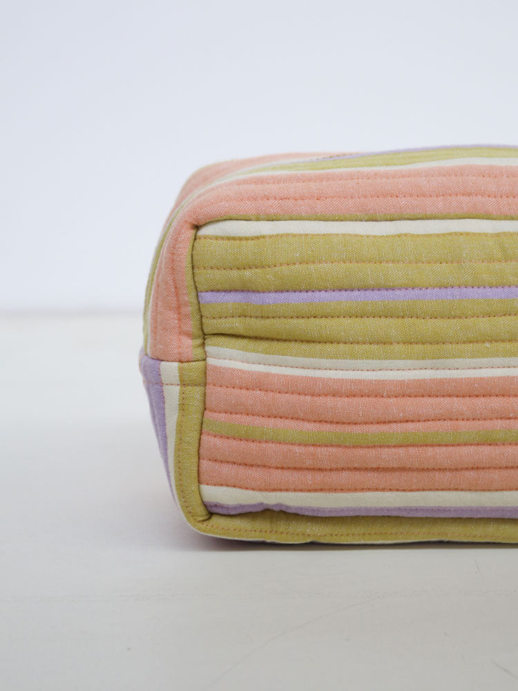 Miami Stripe Dopp Kit  by Mosey Me