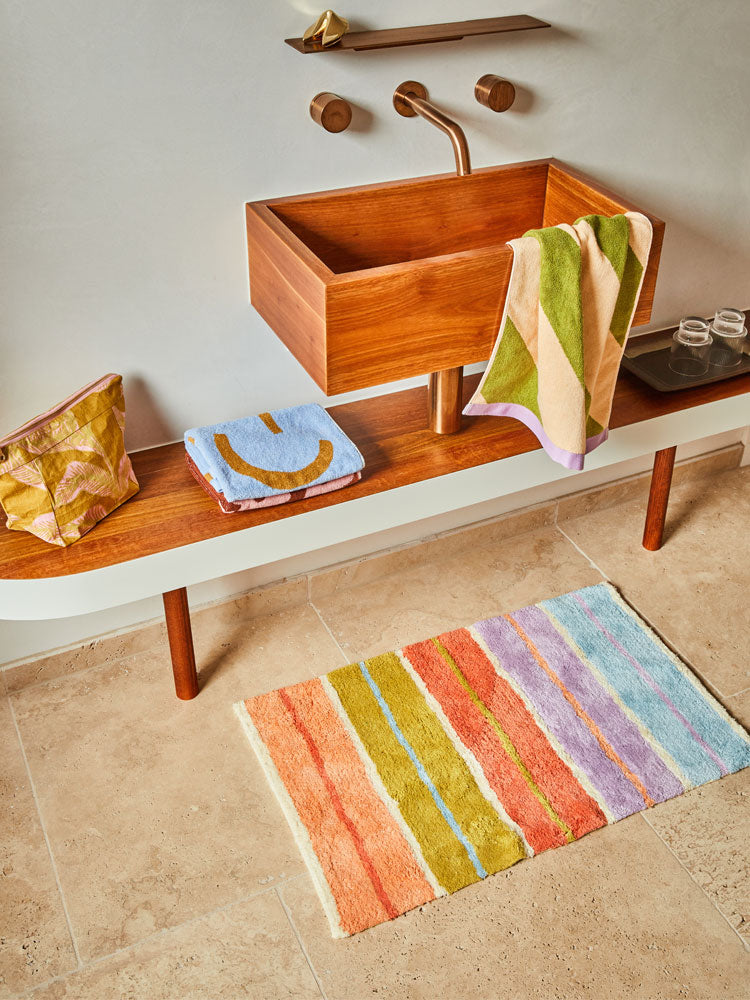 Sherbert Bath Mat  by Mosey Me