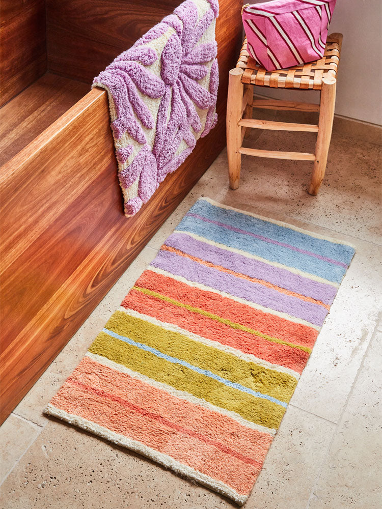 Sherbert Bath Mat  by Mosey Me