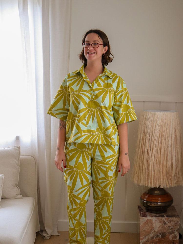 Margarita Pyjama Set - Mint  by Mosey Me