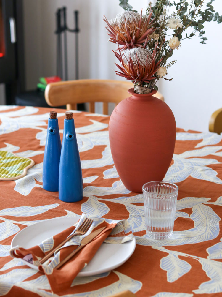 Meridian Coco Tablecloth  by Mosey Me