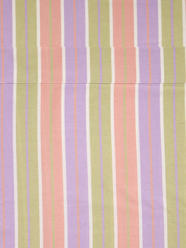 Miami Stripe Flat Sheet  by Mosey Me