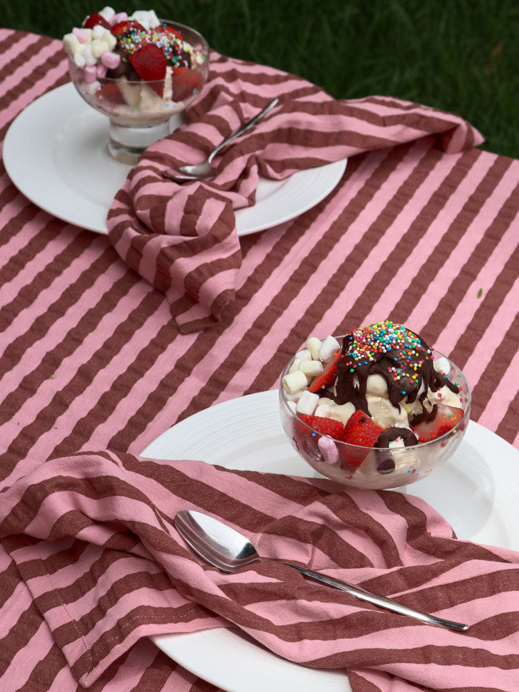 Sundae Seersucker Napkin Set