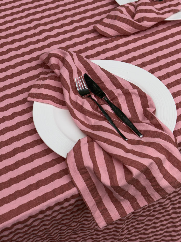 Sundae Seersucker Napkin Set