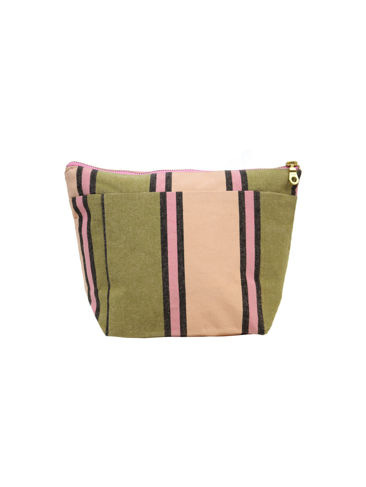 Carnival Stripe Cosmetic Case