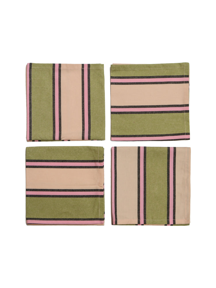 Carnival Stripe Napkin Set