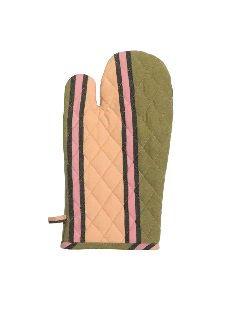 Carnival Stripe Oven Mitt