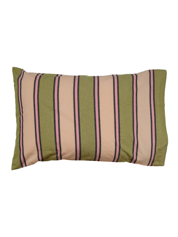 Carnival Stripe Standard Pillowcase Set